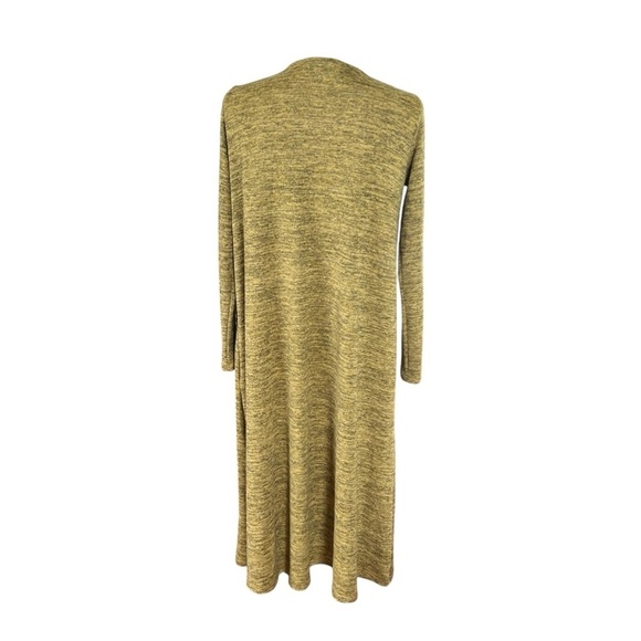Lularoe Mustard Gold and Black Heather Sarah Duster women’s size small - Picture 4 of 6